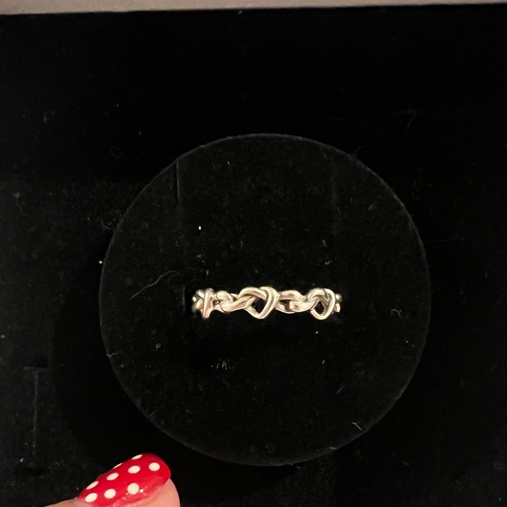 Knotted Hearts Ring